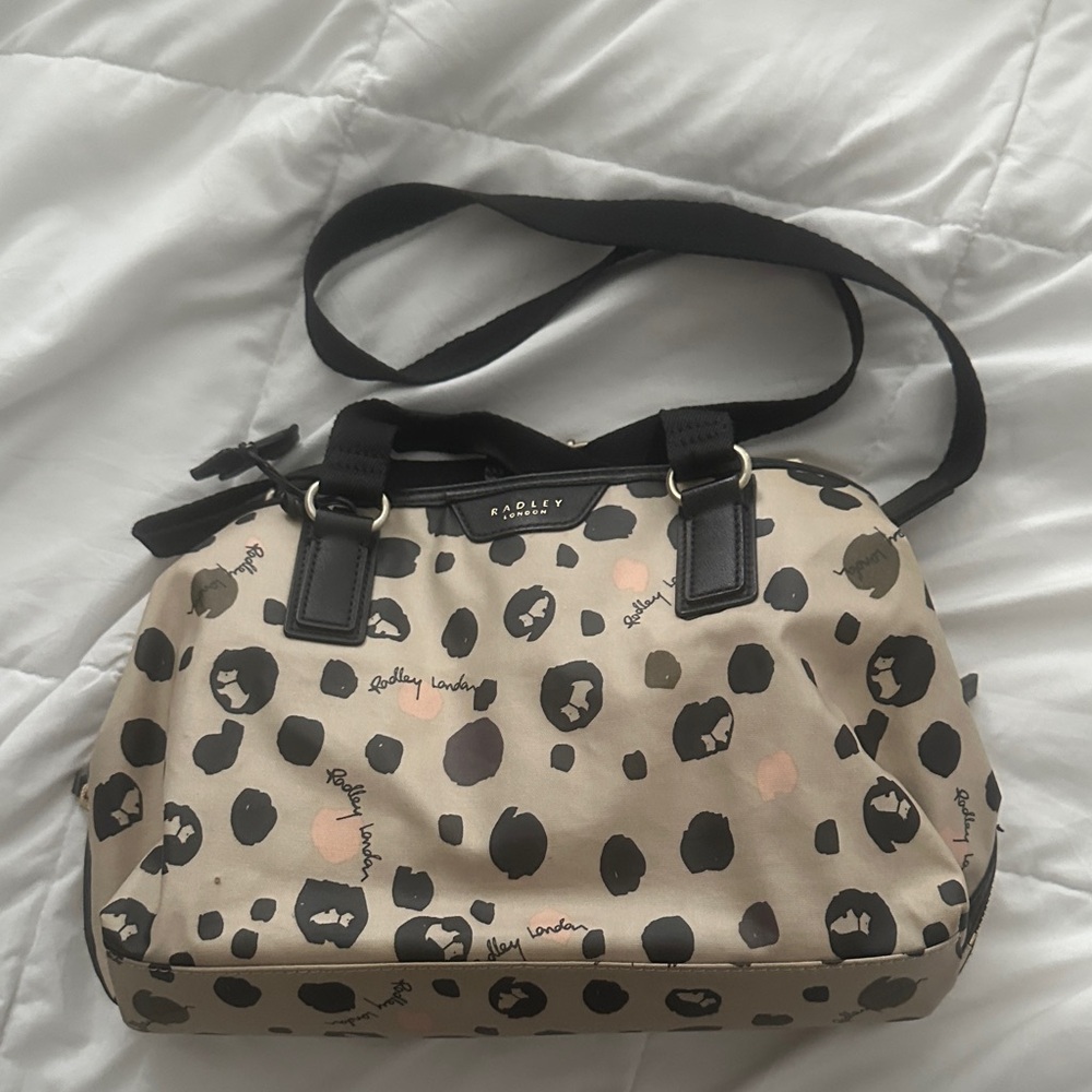 RADLEY LONDON Beige and Black Patterned Tote